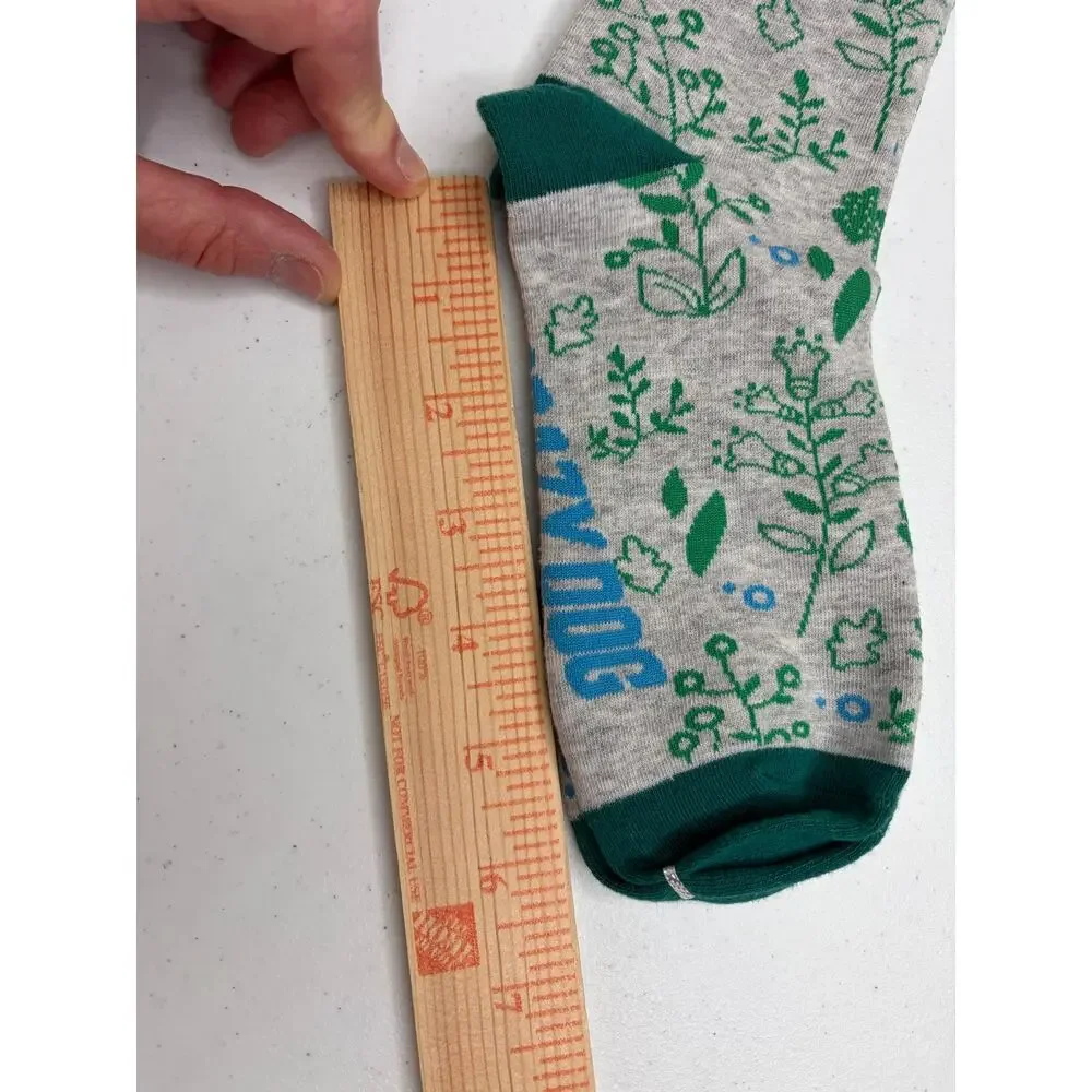 Plant Mom Socks by Crazy Dog Women's Crew Socks NWOT